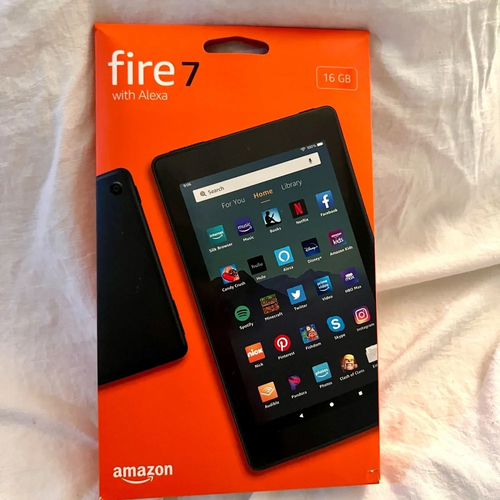 👑✅PRICE FIRM✅ Amazon Fire 7 Tablet 16gb - Sealed Black. Brand New!